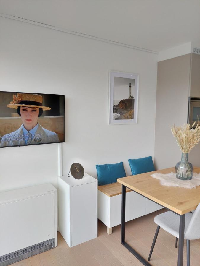 Studio 3 Bredene Met Strandcabine Esterno foto